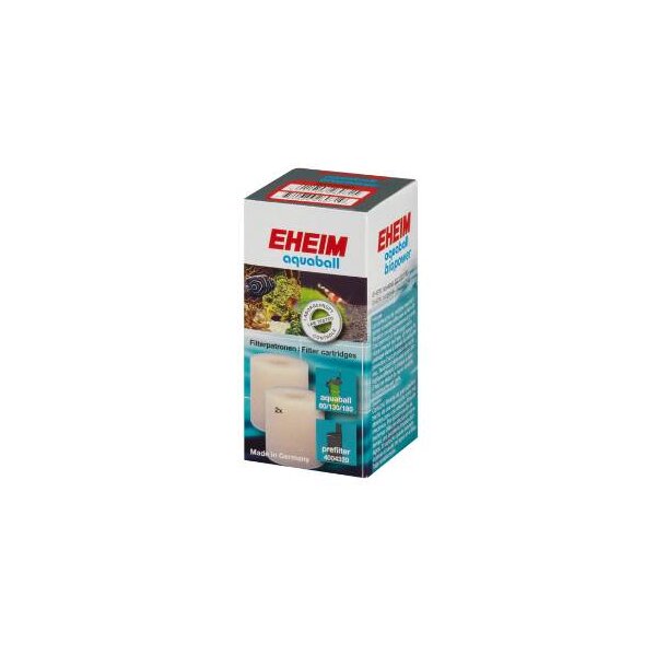 EHEIM Filterpatrone (2 Stück) für aquaball 60-180 (2402/03), biopower (2411/12/13)