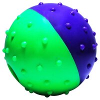 Aqua Pet +Hundespielzeug Vinyl Noppenball mit Glocke...