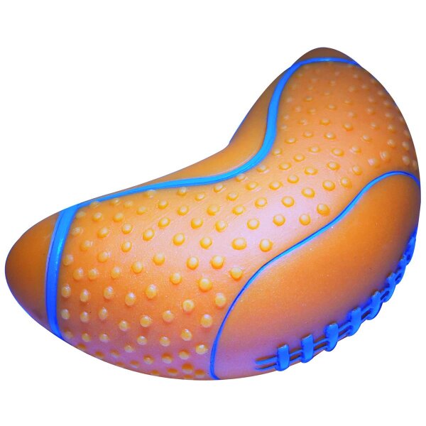 Aqua Pet +Hundespielzeug Vinyl mit Quietsch-Ton Boomerang Football ca. 14 cm