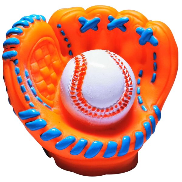 Aqua Pet Vinyl Baseballhandschuh mit Quietsch-Ton für Hund