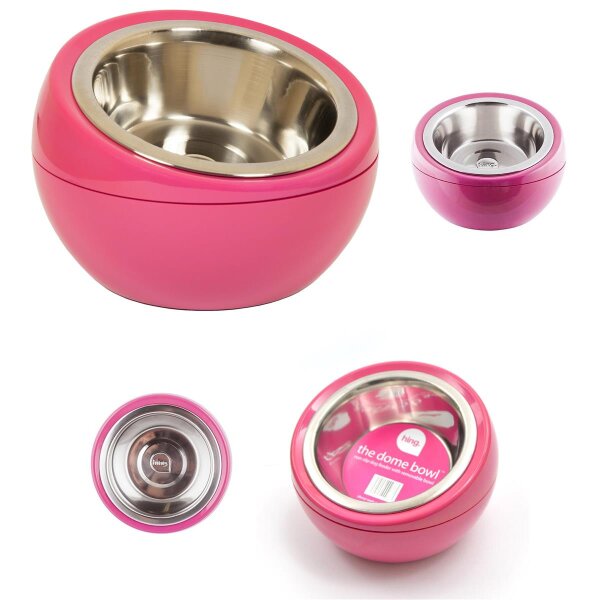 Hing Desings DBP03-Dome Bowl Rosa - Dekorativ und Funktional
