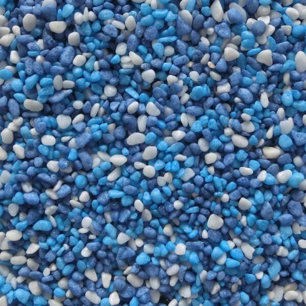 ORBIT FARBKIES MIXED BLAU 5KG - Prachtvolles Dekor für Ihr Aquarium