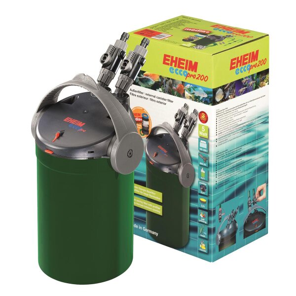 EHEIM ecco pro 200 + Filtermassen - Topqualität für Ihre Aquarienwelt