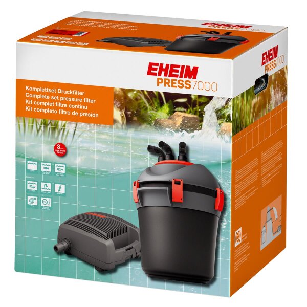 EHEIM Press 7000 Set - Druckfilter für sauberes Aquariumwasser