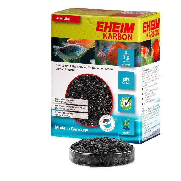 EHEIM Karbon 1 Liter + Netzbeutel - Wasserreinigung für Aquarien