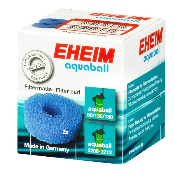 EHEIM Filtervlies (2 Stück) aquaball - Hochwertige Reinigung für Ihr Aquarium