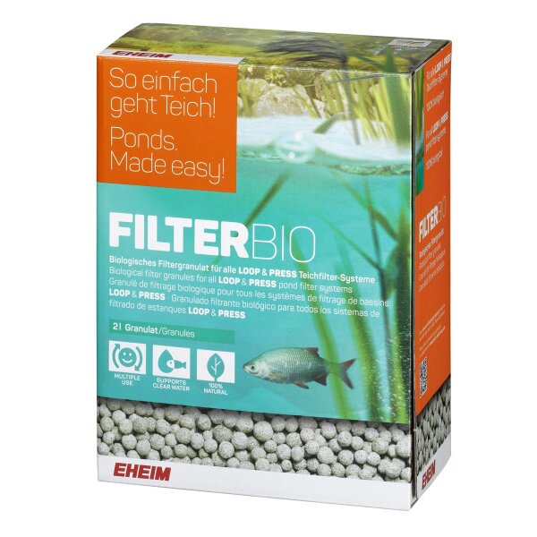 EHEIM Filterbio 2 Liter - Teich: Natürliche Wasserreinigung für Ihren Teich