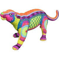 Dekoration Dia de los Muertos Jaguar 19,5x7,4x9,4cm