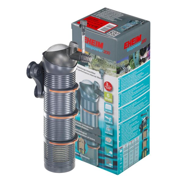 EHEIM biopower 200 + Filtermassen - Top-Wasserreinigung für Aquarien