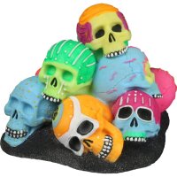 Dekoration Dia de los Muertos Skulls Pile 15,1x14,2x11,8cm